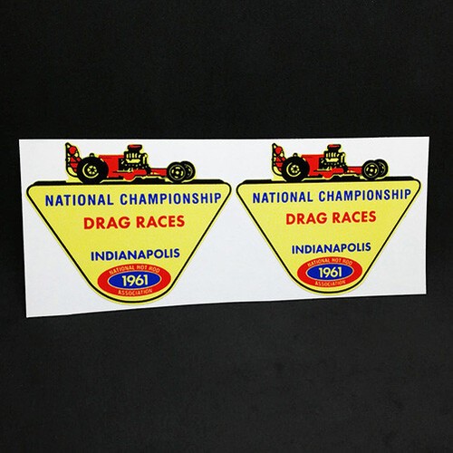 Coppia decalcomanie nhra - coppia,