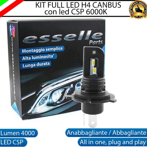 Lampada led 6000k - h4, bianco
